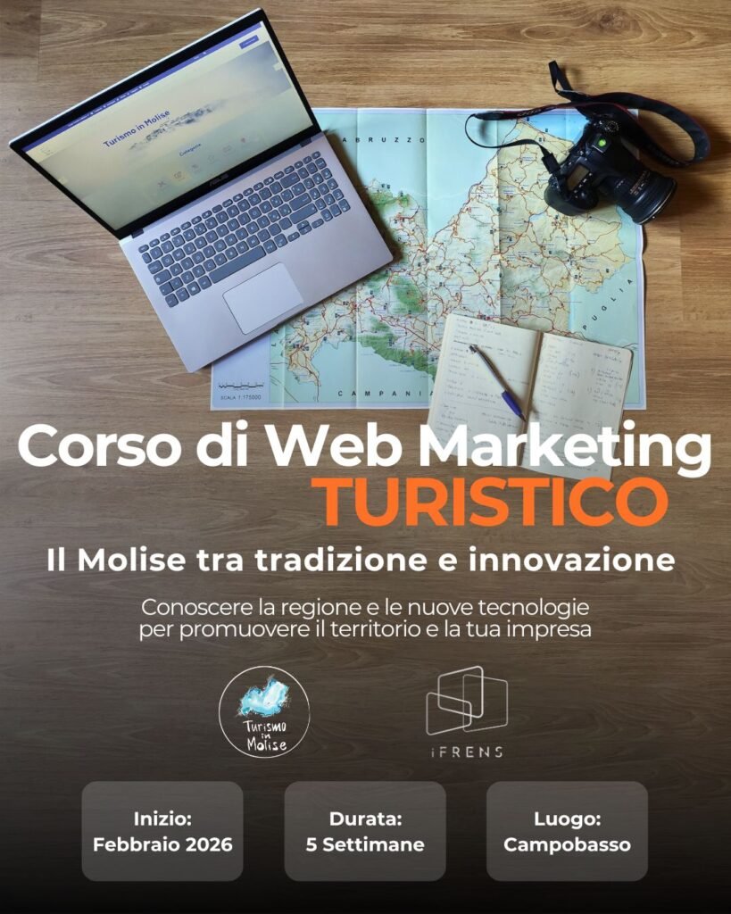 Corso di Web Marketing Turistico Molise 2026