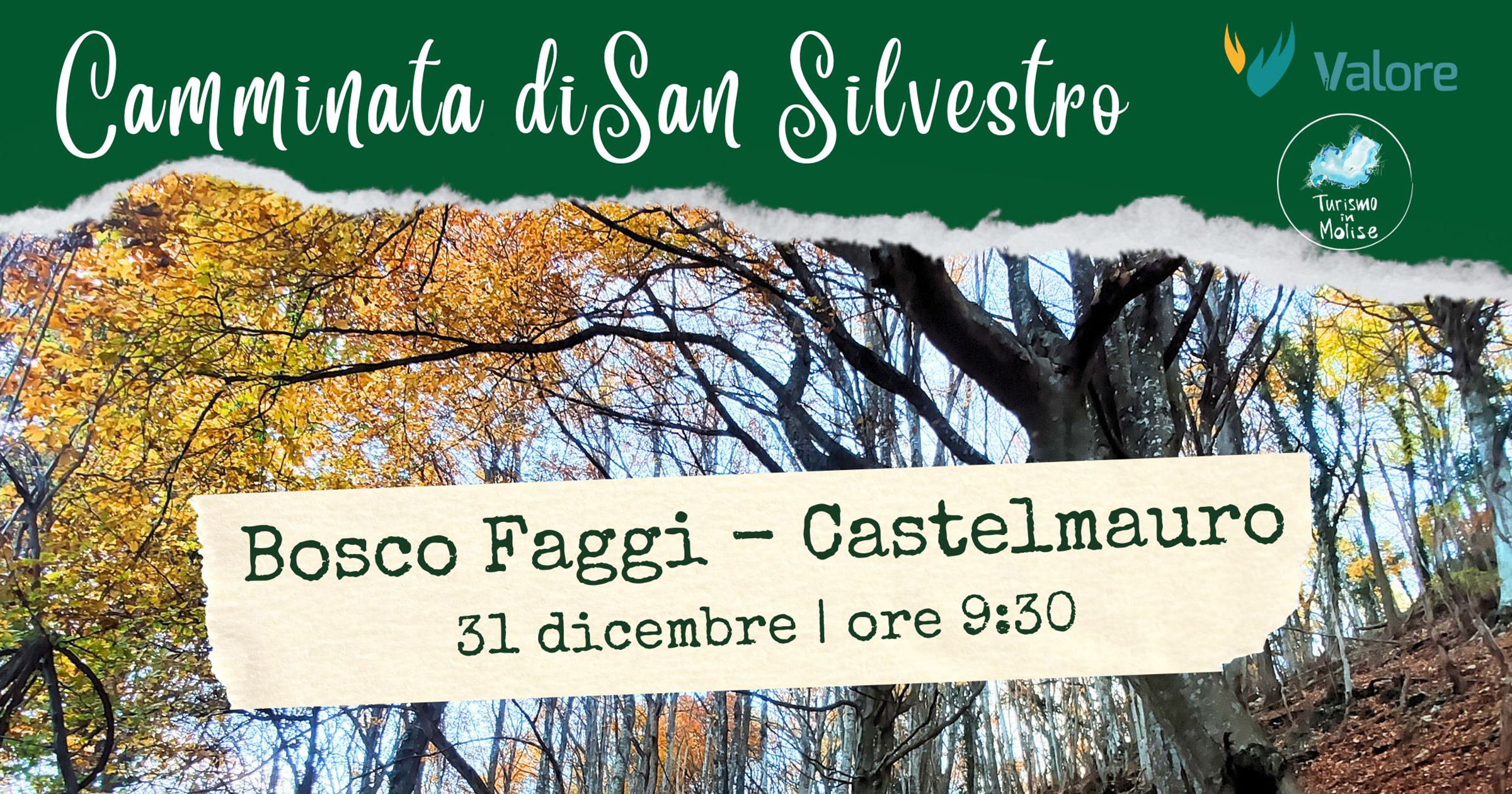 Capodanno, trekking di San Silvestro a Castelmauro