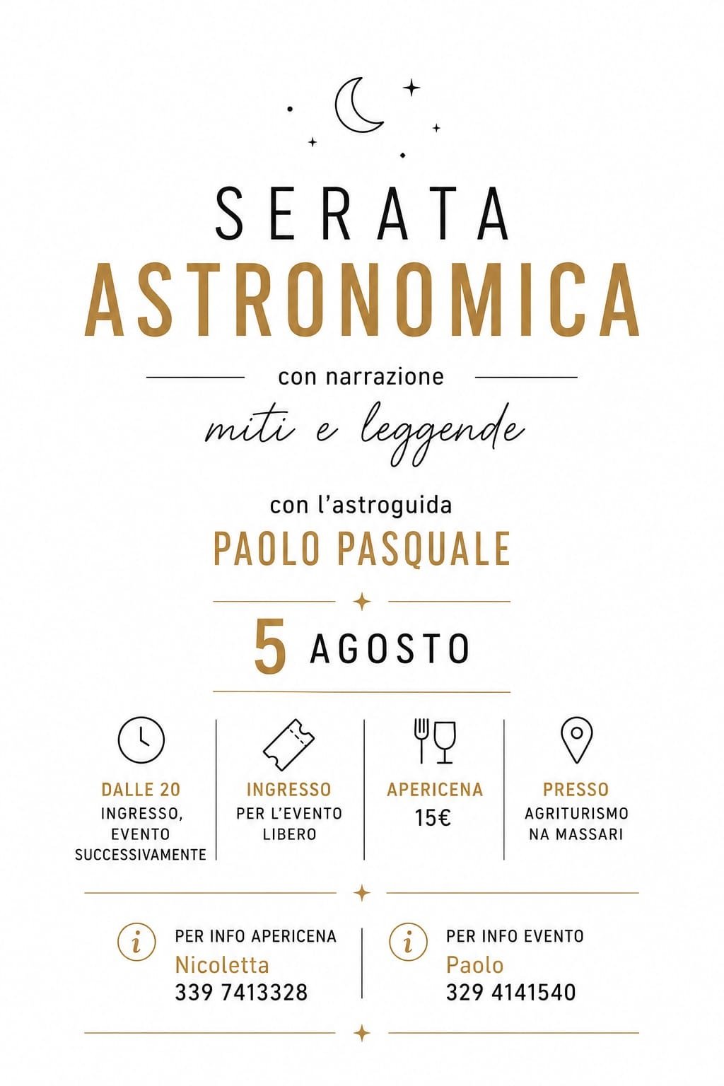 Serata astronomica a Castelbottaccio